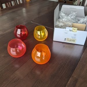 Hula Tumblers set of 4 glasses